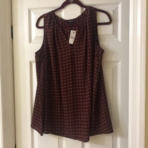 NWT Lane Bryant tank - beautiful pattern size 16